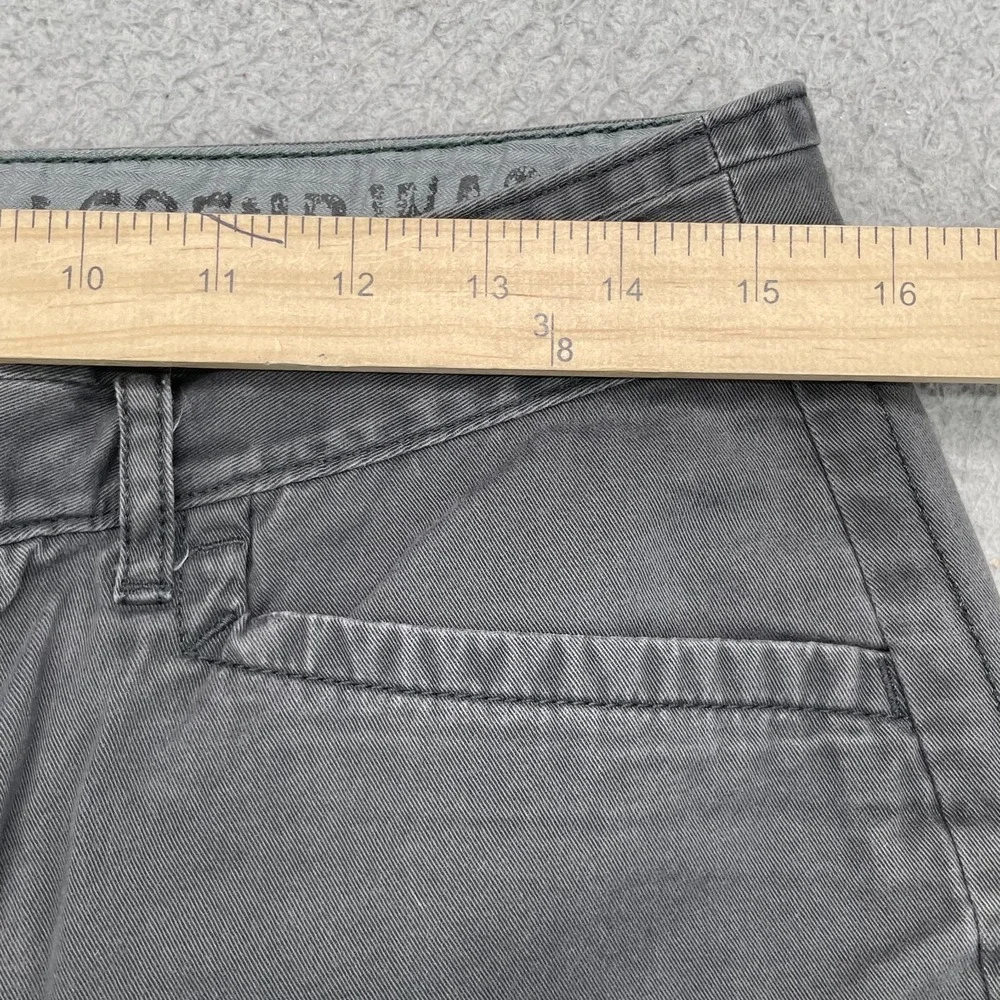 Eddie Bauer Capri Pants Women 8 Gray Baggy Gorpcore Hike Academia Y2k Preppy 90s